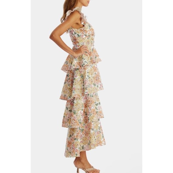 Anthropologie En Saison Presley Midi Dress NWT L - Picture 11 of 12